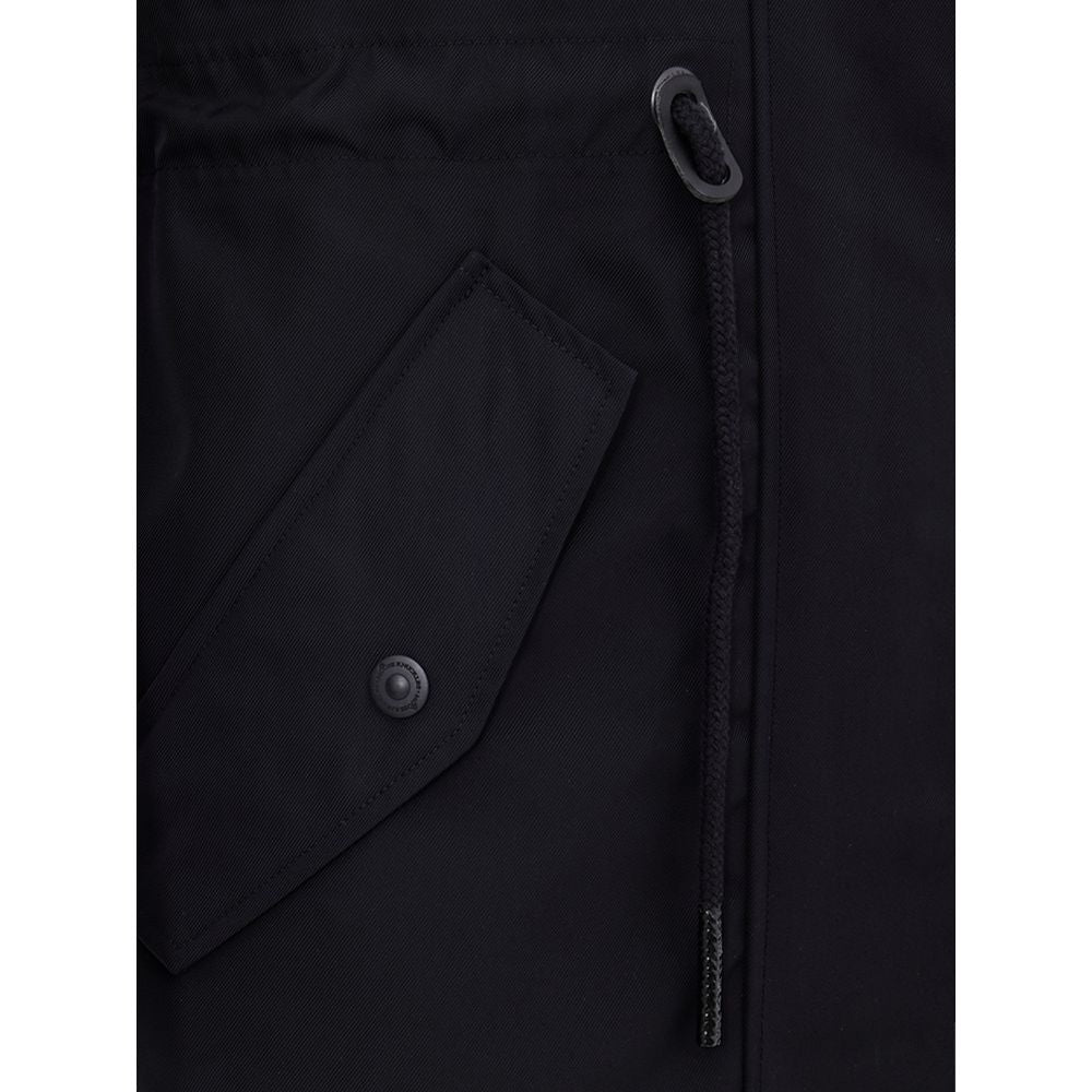 Moose Knuckles Black Cotton Parka