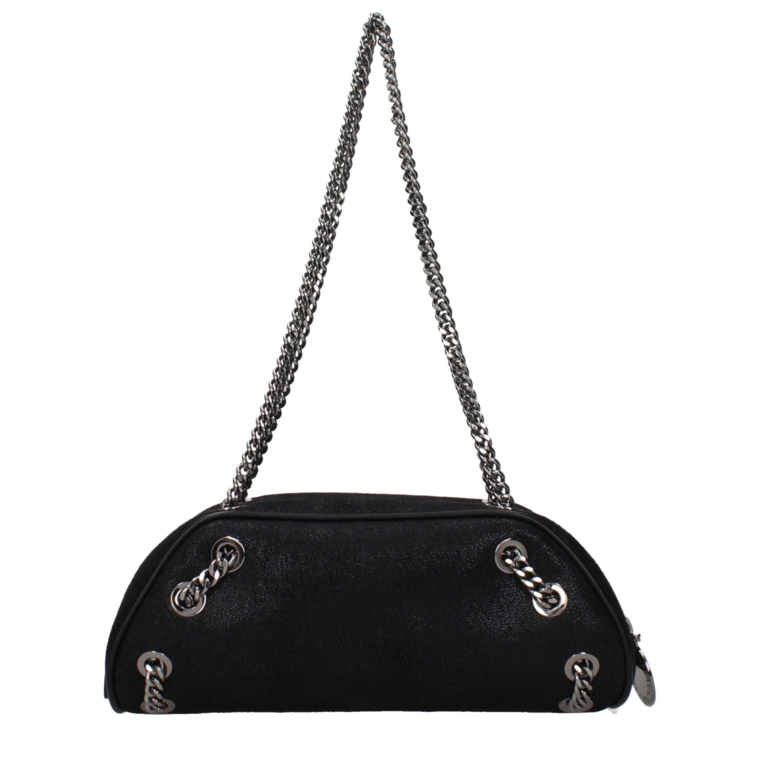 Stella McCartney Black Leather Shoulder Bag