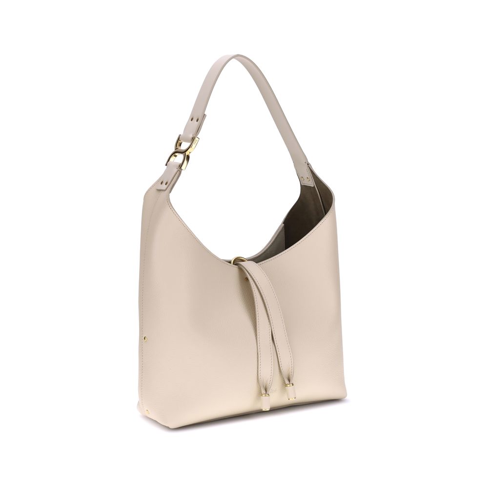 Chloé Beige Calf Leather Bos Taurus Shoulder Bag
