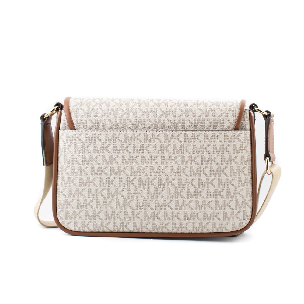 Michael Kors Beige Canvas Crossbody Bag