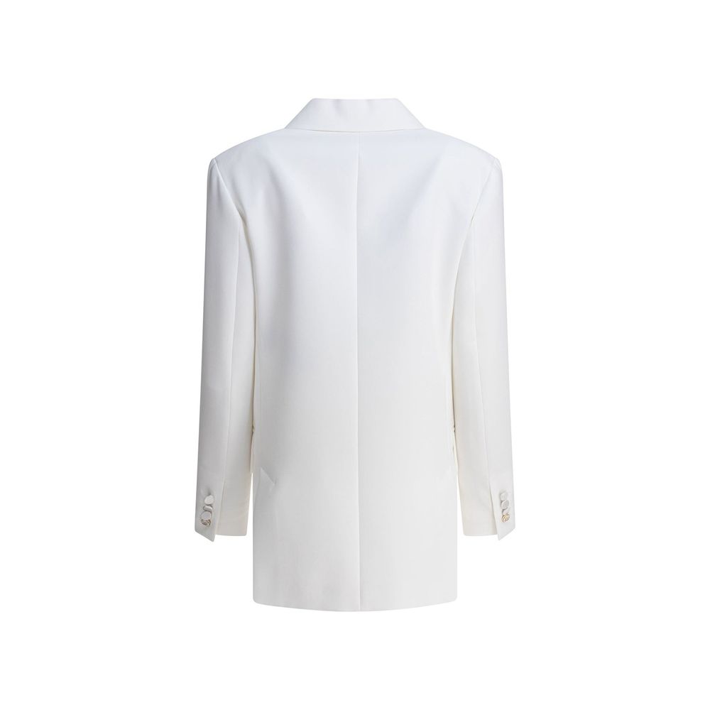 Max Mara White Polyester Coat