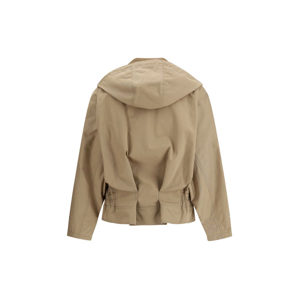 Fendi Beige Cotton Full-Length Jacket
