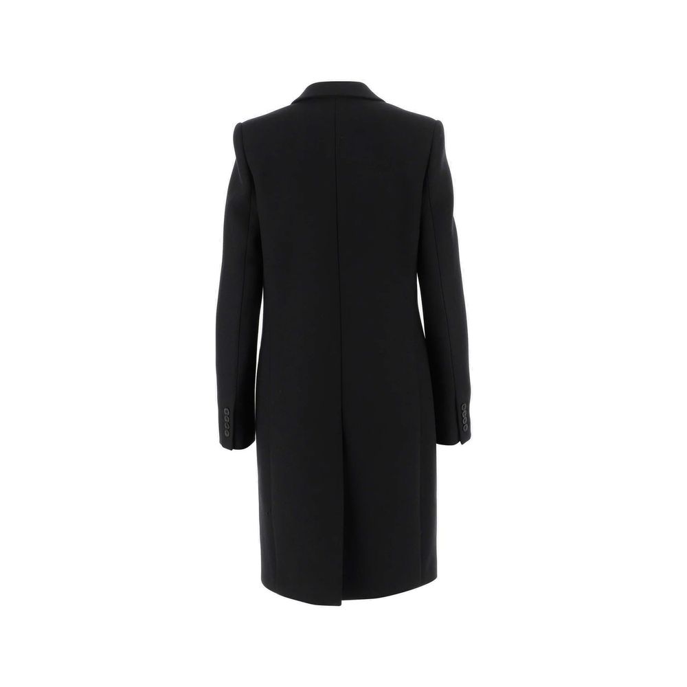 Saint Laurent Black Wool Coat