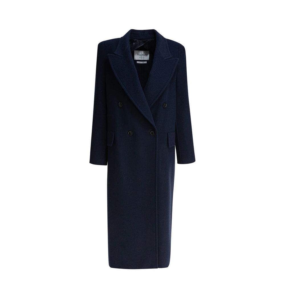 Max Mara Blue Cashmere Coat