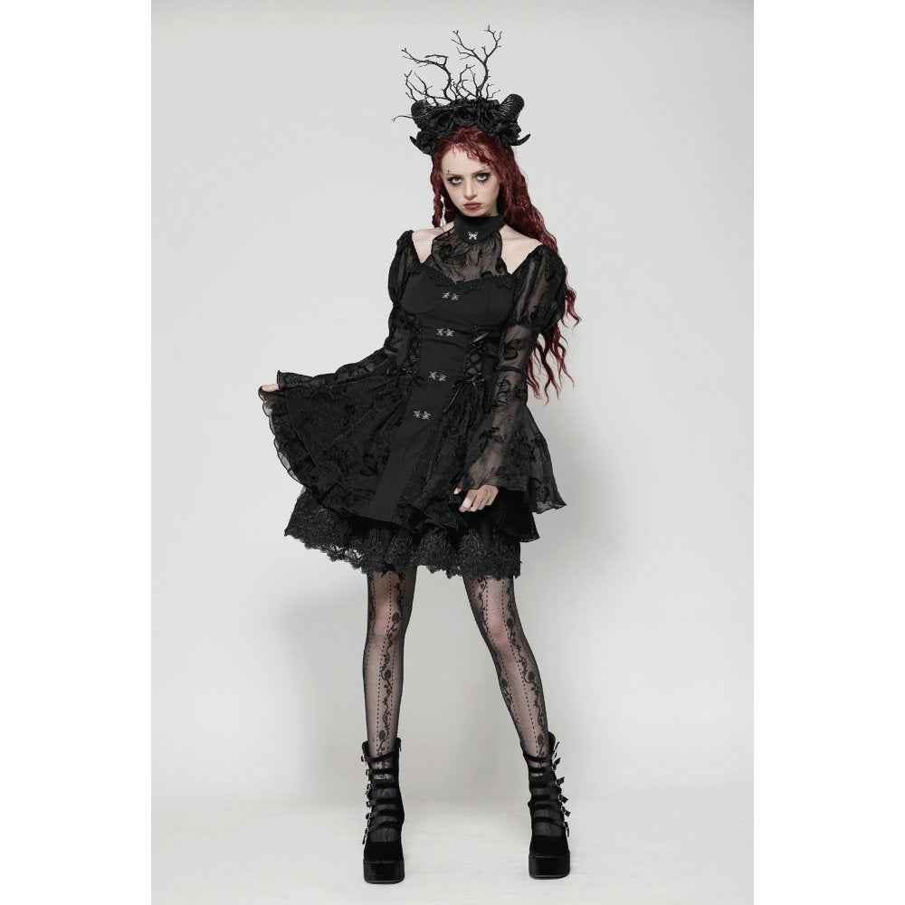 Dark in Love Blanche Butterfly big sleeves Dress