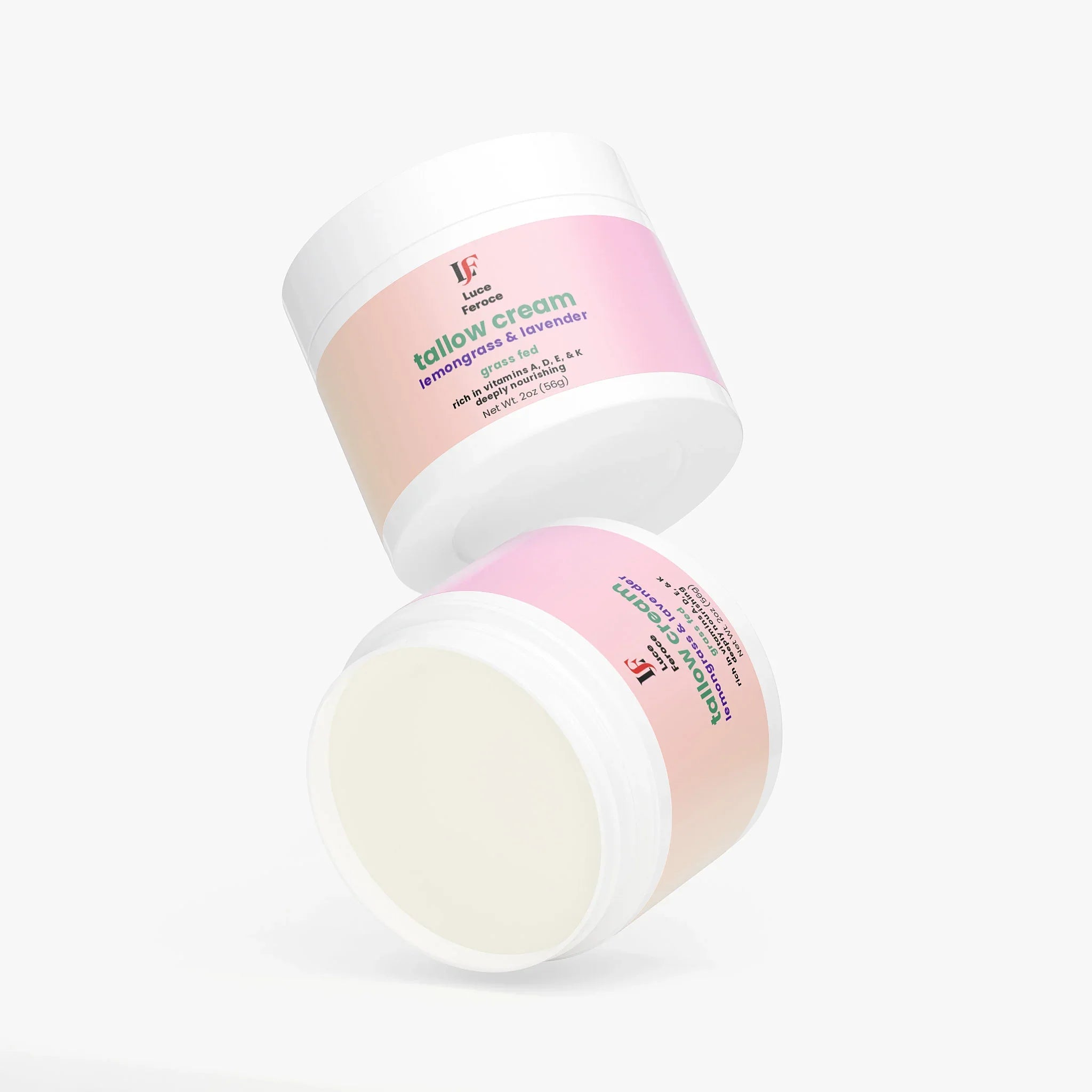 Tallow Cream Lemongrass & Lavender - Luce Feroce