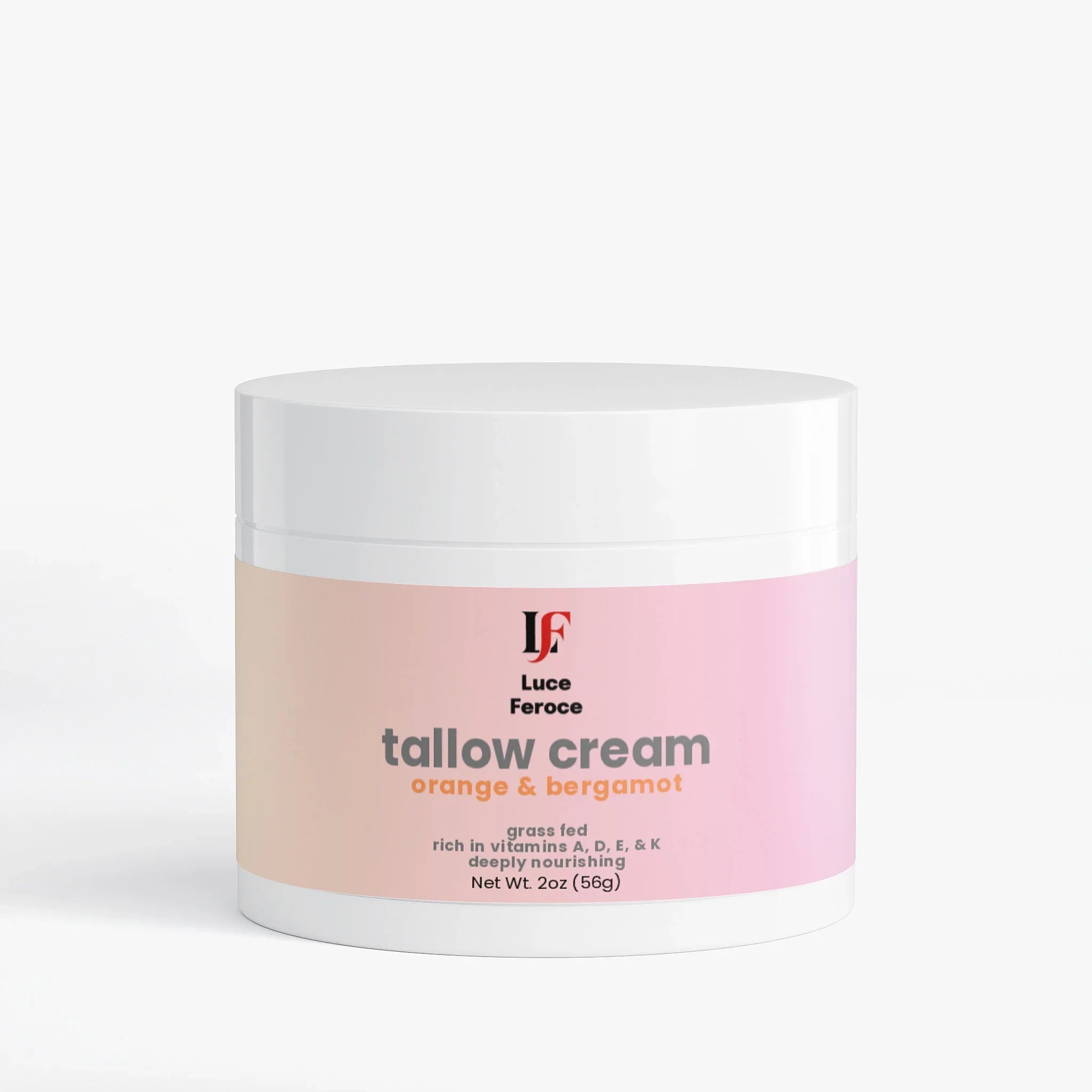 Tallow Cream Orange & Bergamot - Luce Feroce