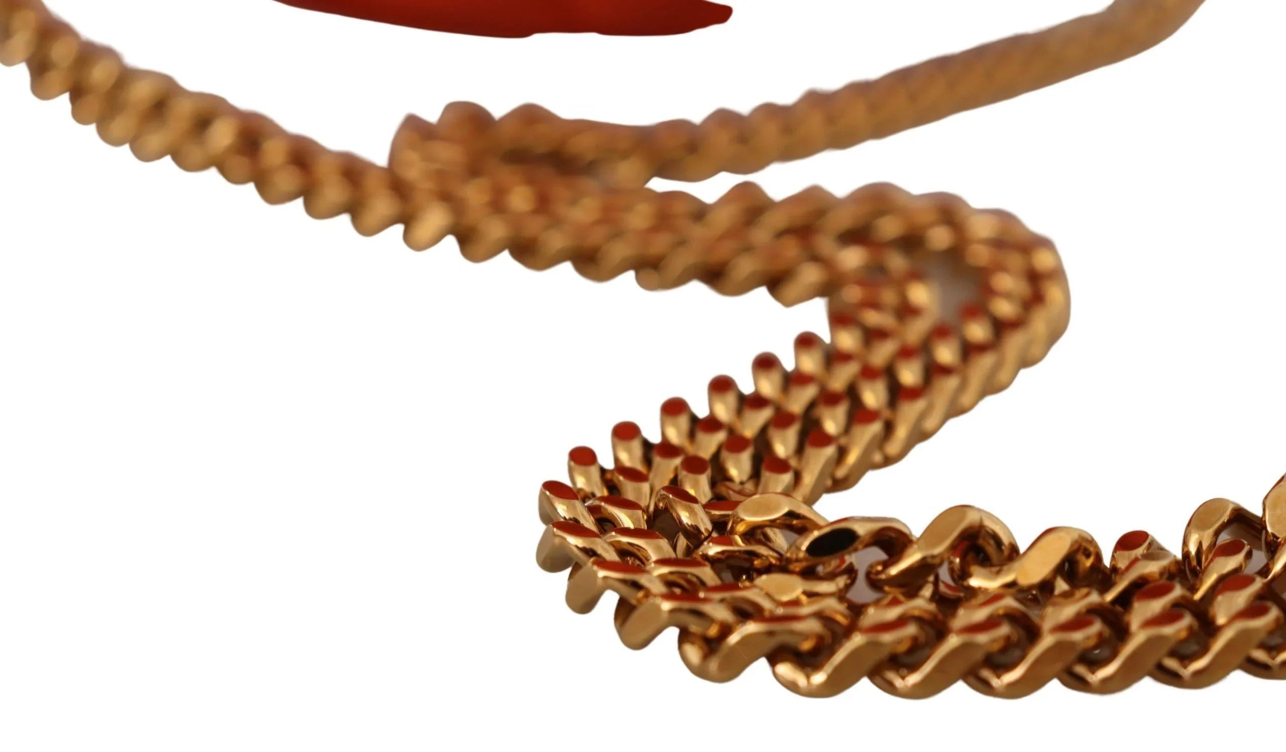 Versace Medusa runde Umhängetasche aus rotem Nappaleder