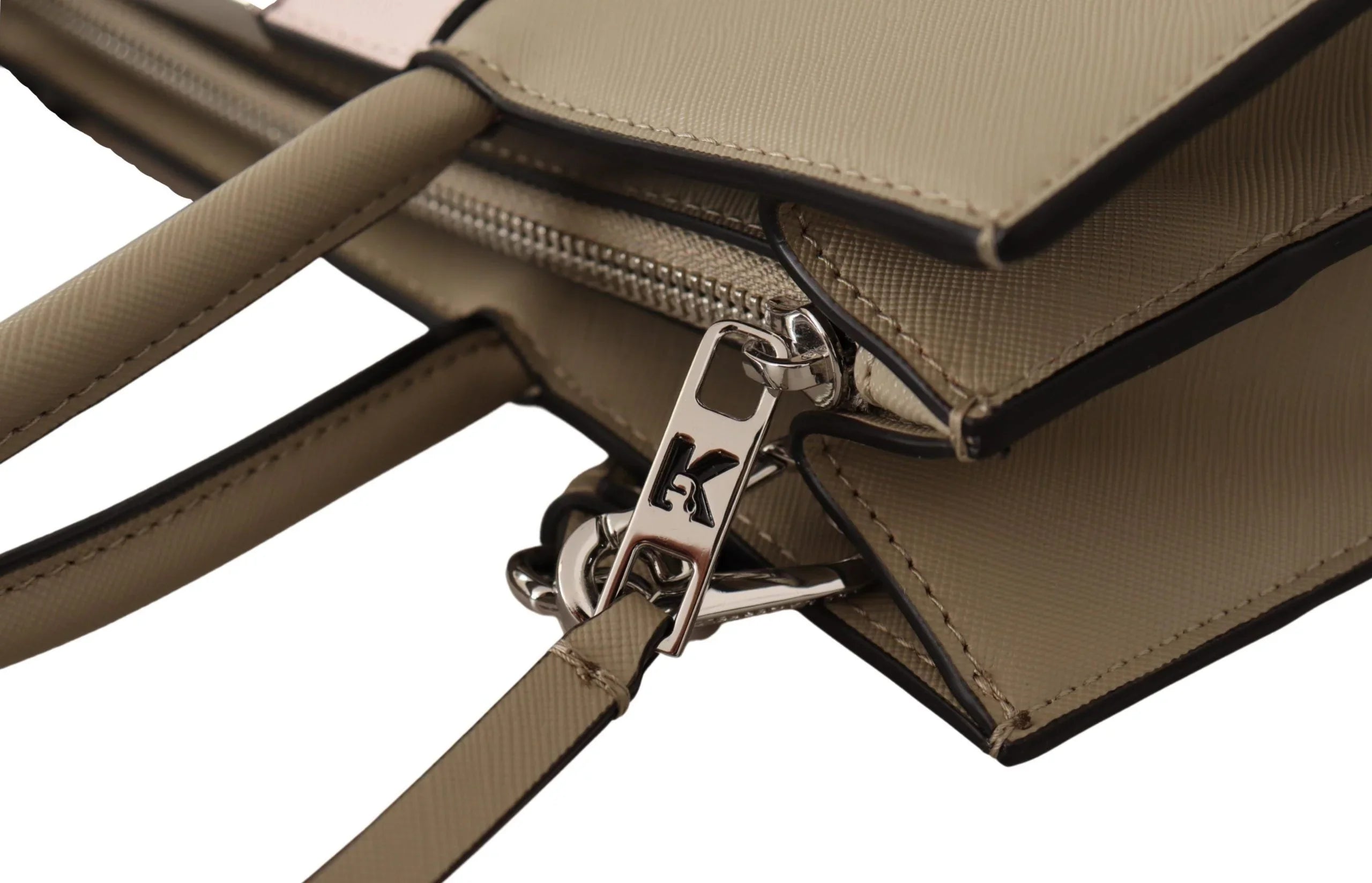 Karl Lagerfeld Tragetasche aus Polyurethan in Salbeigrün