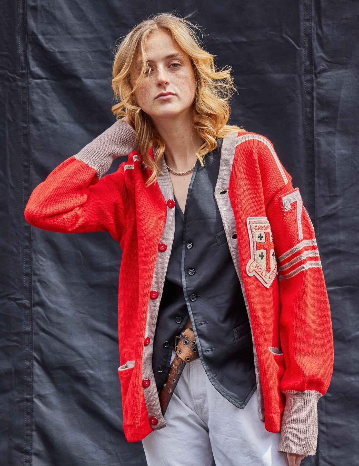 Vintage Crusader Cardigan