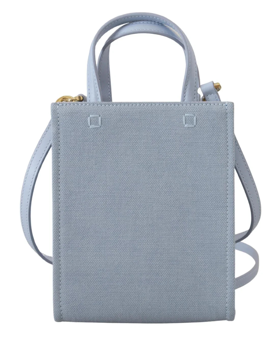 Givenchy Blue Coated Canvas Vertical Cloud Mini Shoulder Bag