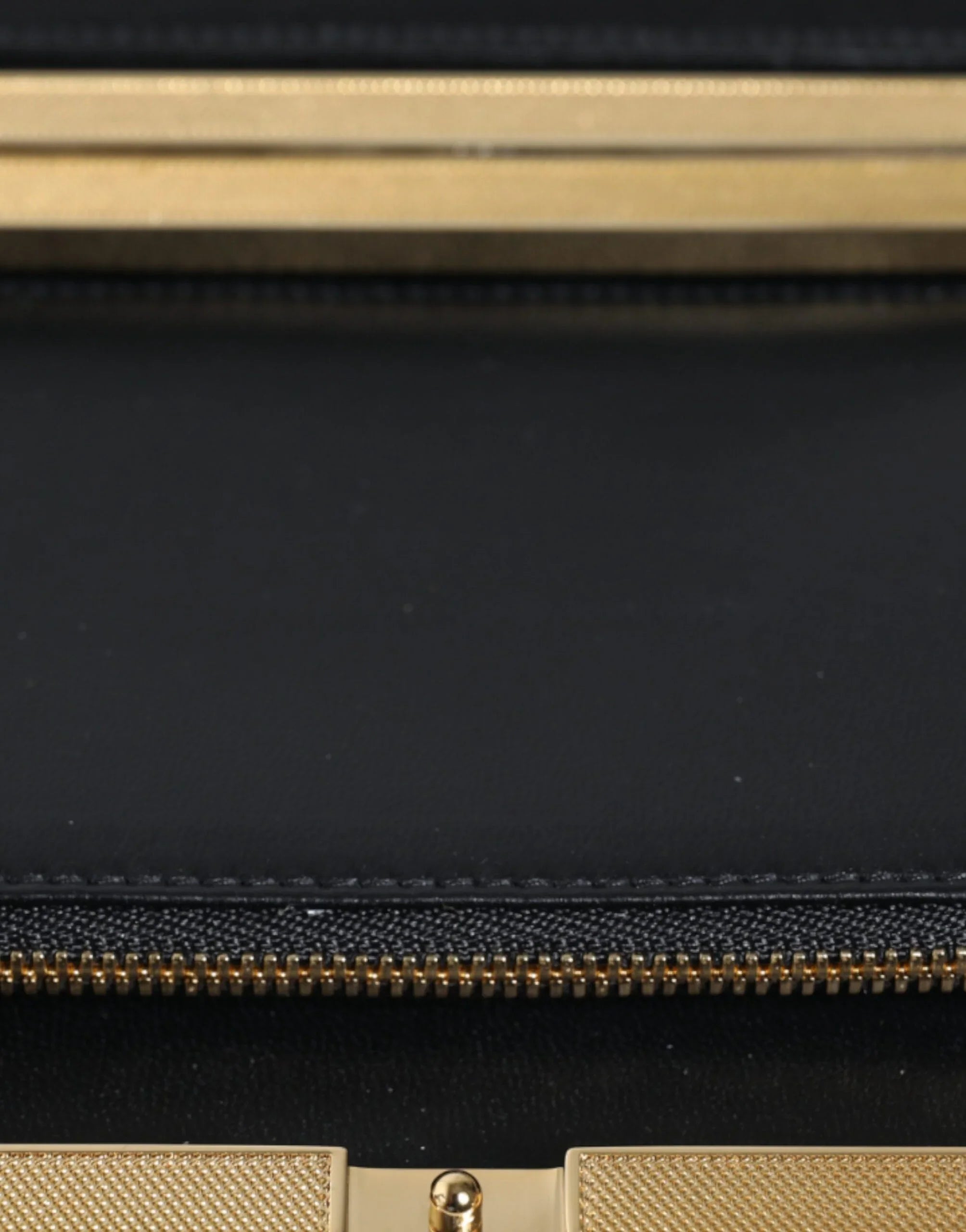 Dolce &amp; Gabbana Clutch-Abendtasche mit mehrfarbigem Blumenmuster und goldenem Rahmen