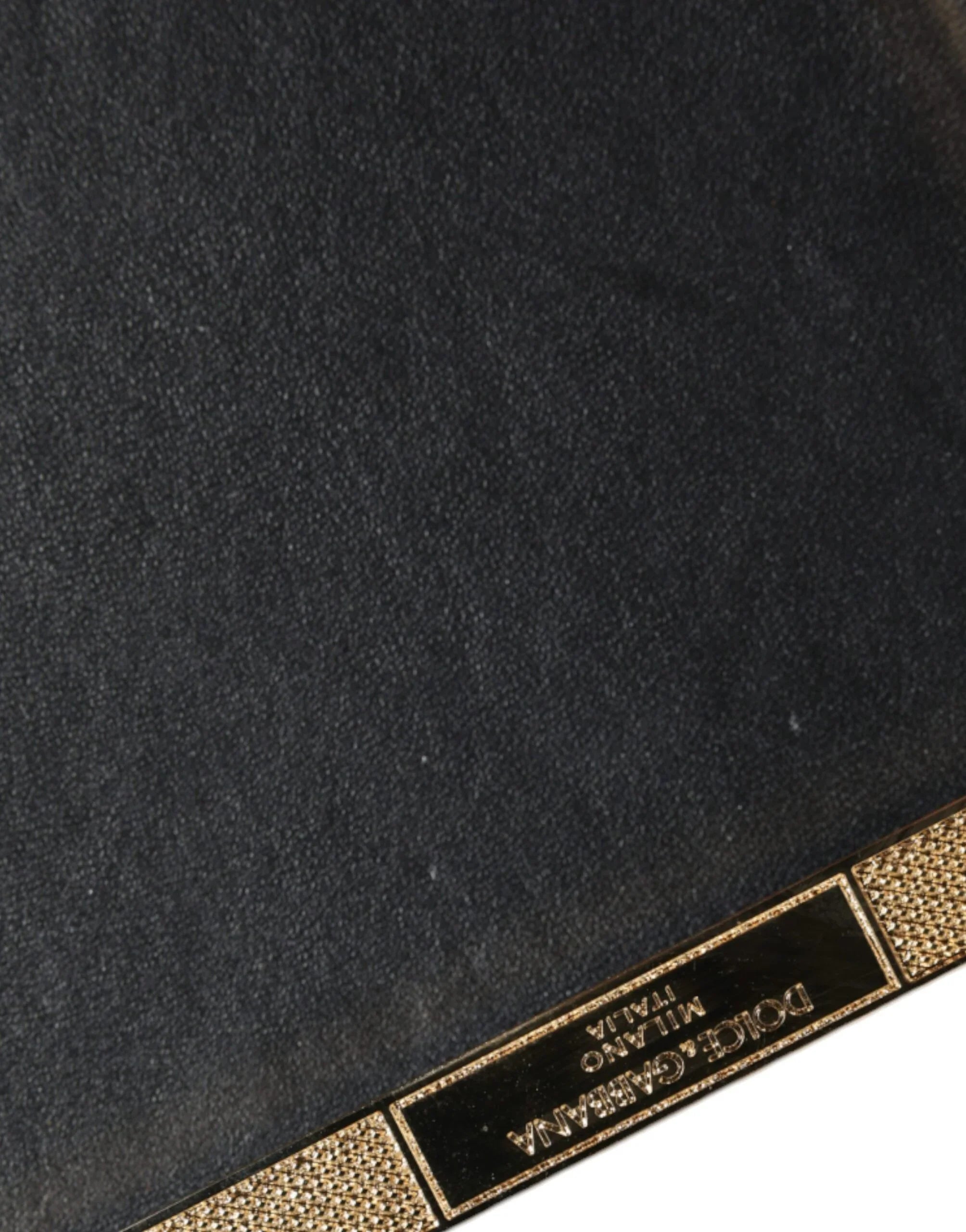 Dolce &amp; Gabbana Goldene Kristall-Clutch, zweifach gefaltet, Abendtasche für Damen