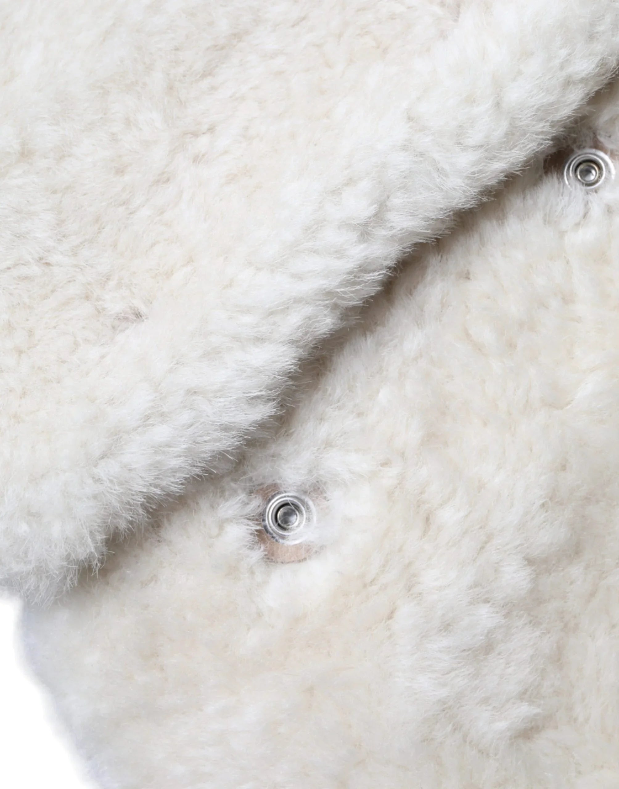 Burberry Weiße WARRENFORD Shearling Lederweste Mantel Jacke