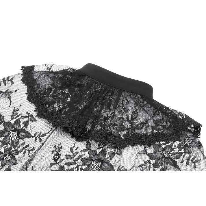 Dark in Love Bellatrix Lace Ruffle Capelet