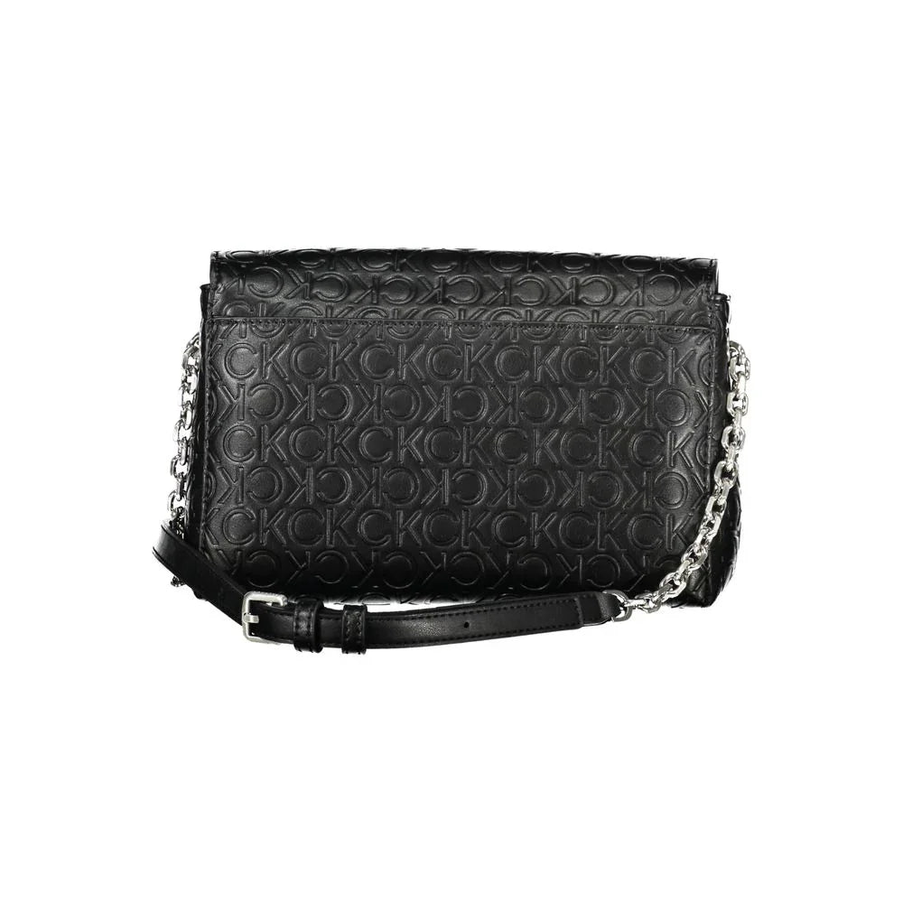 Calvin Klein Black Polyester Women's Shoulder Bag