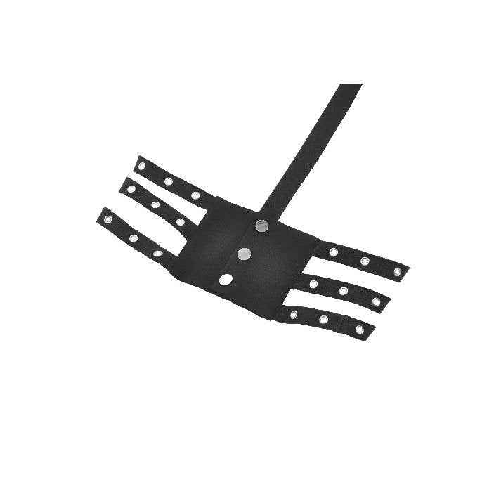 Dark In Love Punk Rib Cage Grommet Waist Cincher