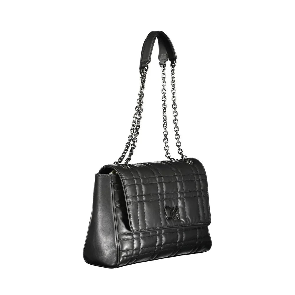 Calvin Klein Nero Polyester Womens Handbag