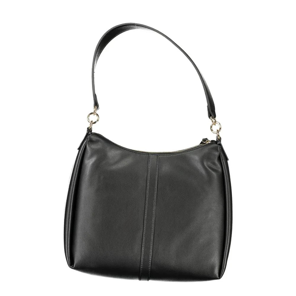 Tommy Hilfiger Black Polyester Women Shoulder Bag