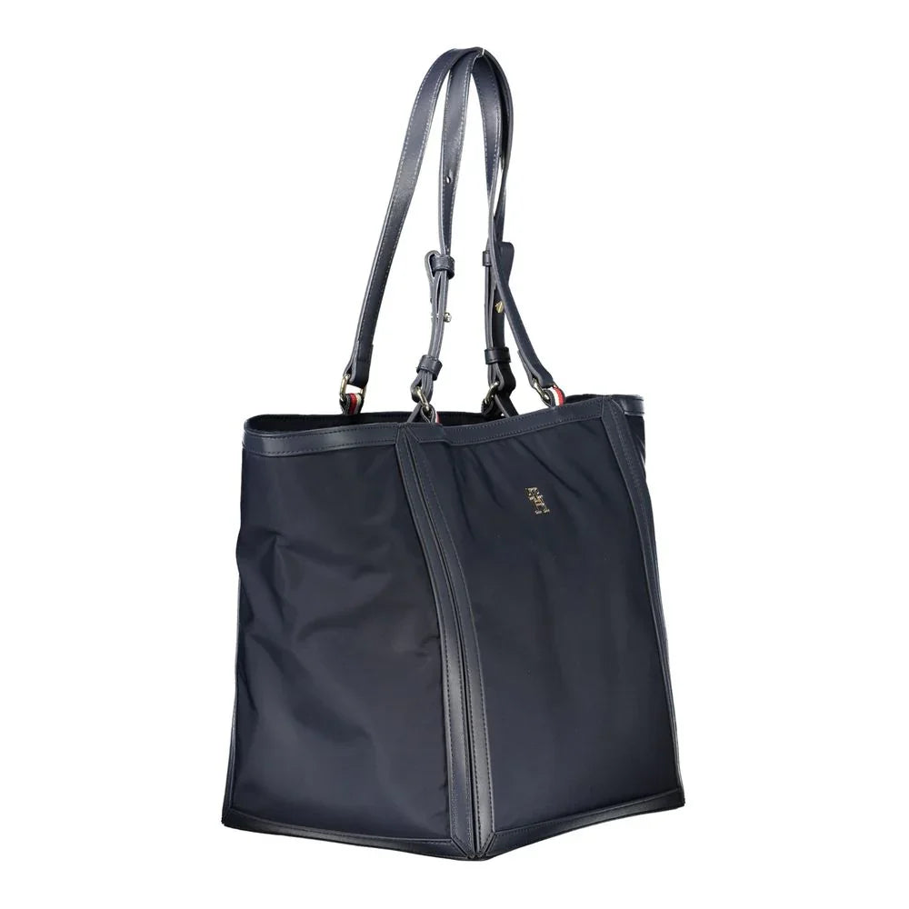 Tommy Hilfiger Blue Polyester Women Handbag