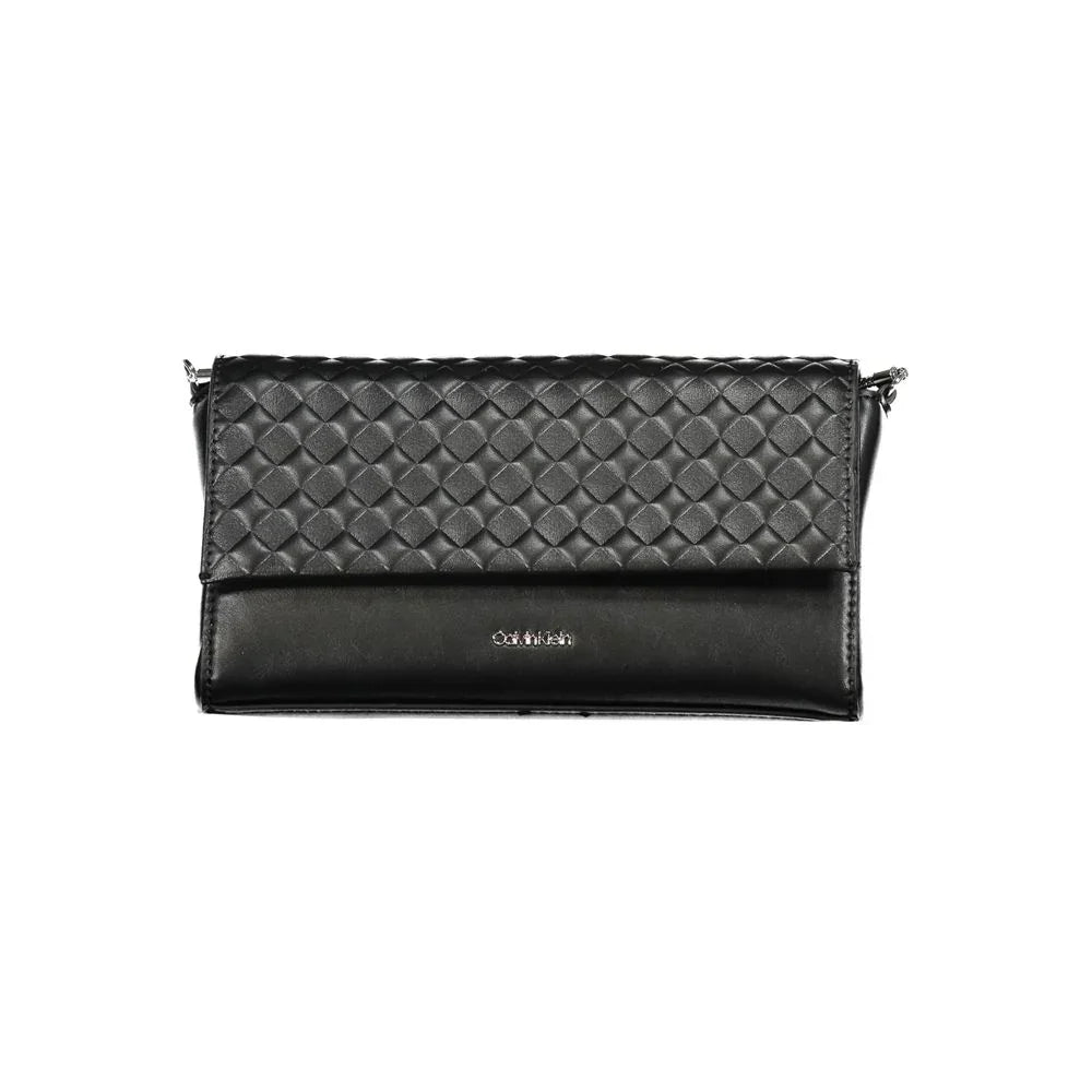 Calvin Klein "Black Polyester Women Shoulder Bag"