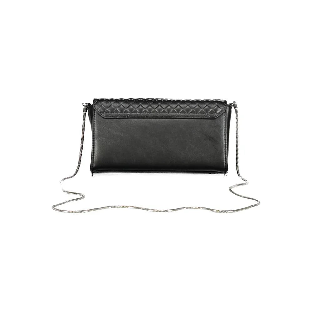 Calvin Klein "Black Polyester Women Shoulder Bag"