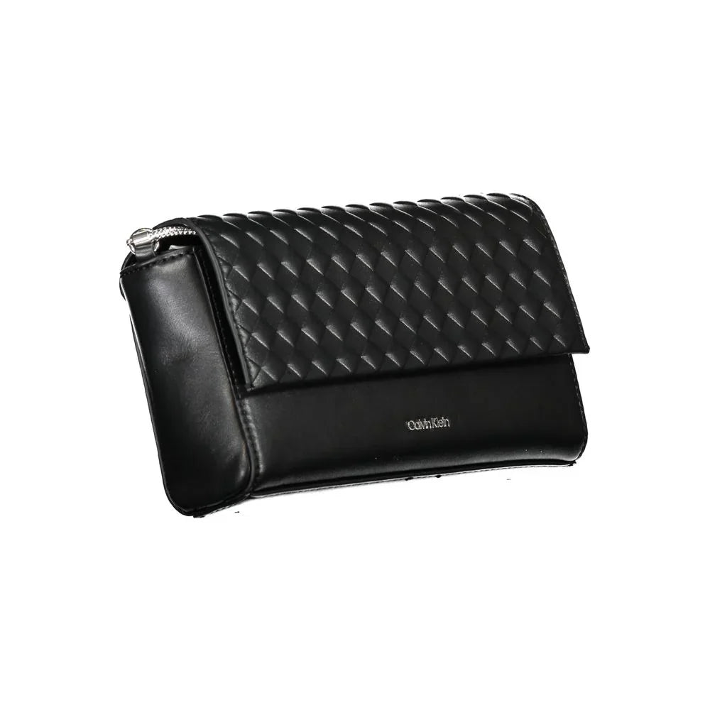 Calvin Klein "Black Polyester Women Shoulder Bag"