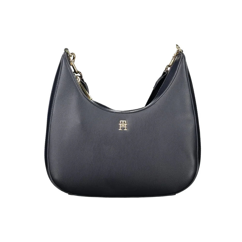 Tommy Hilfiger Blue Polyester Women Shoulder Bag