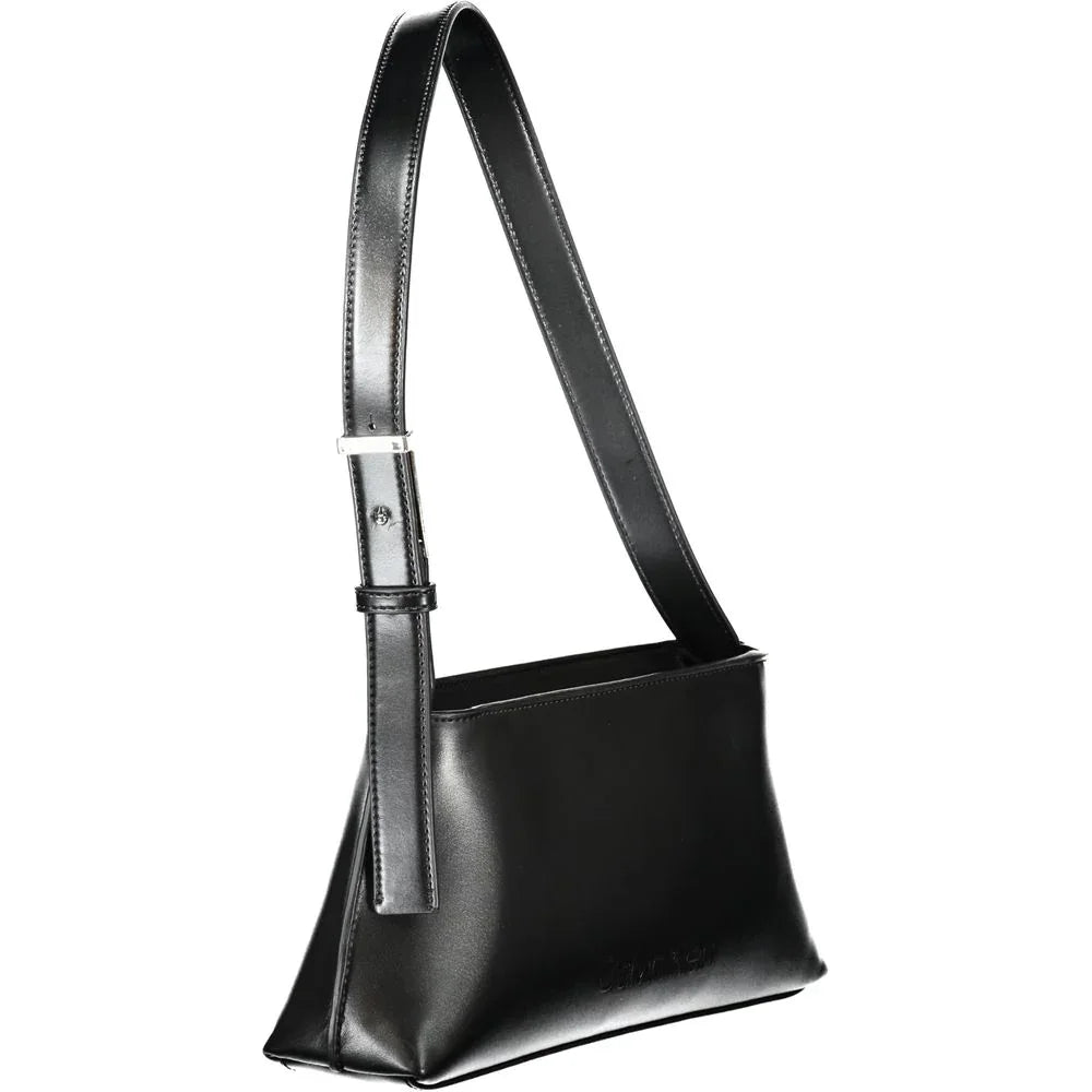 Calvin Klein Schwarze Polyester Damenhandtasche