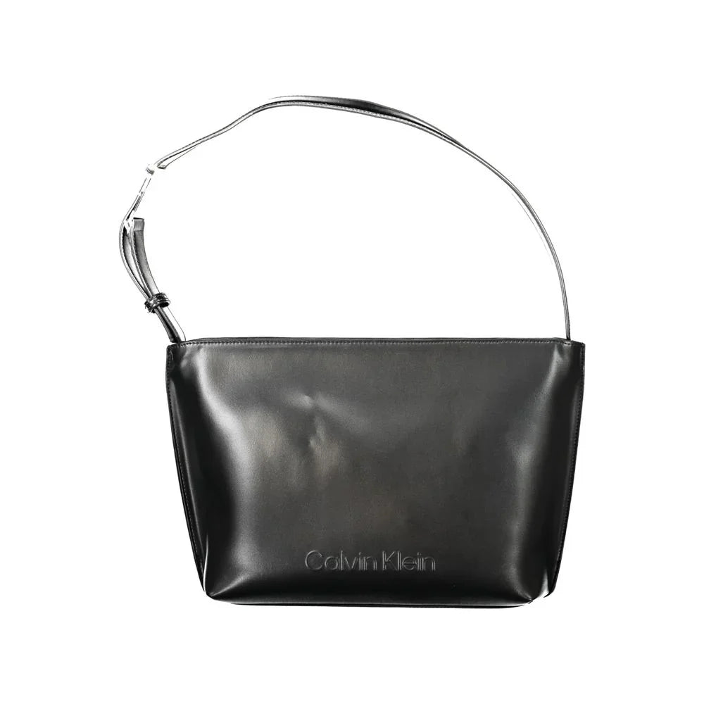 Calvin Klein Black Polyester Women Shoulder Bag