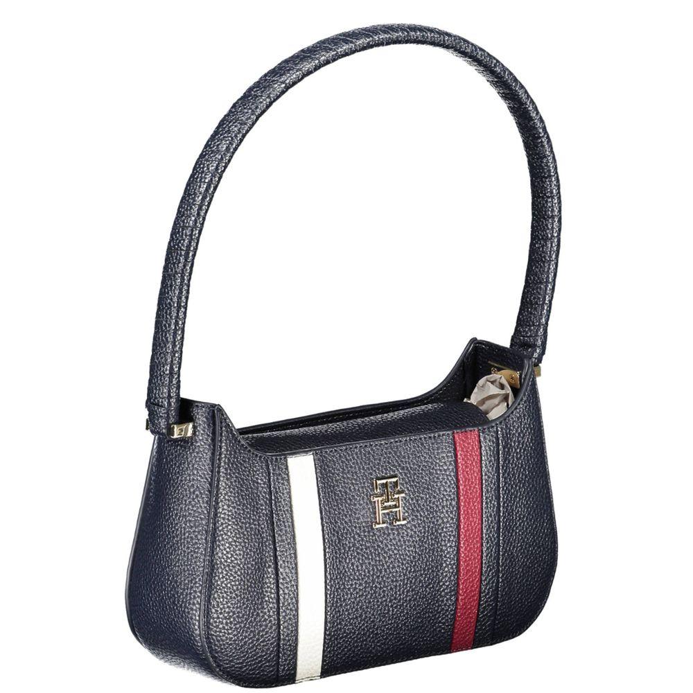 Tommy Hilfiger Blue Polyurethane Women Handbag