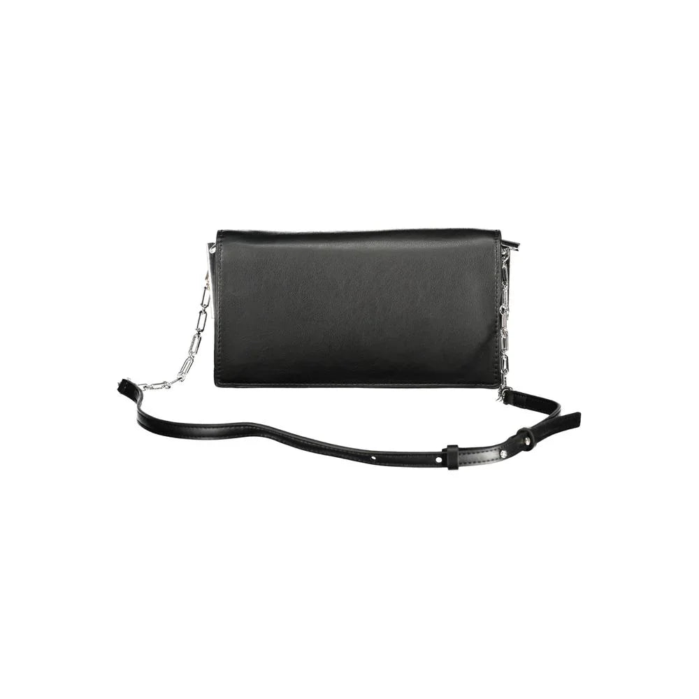 Calvin Klein Black Polyester Women Shoulder Bag
