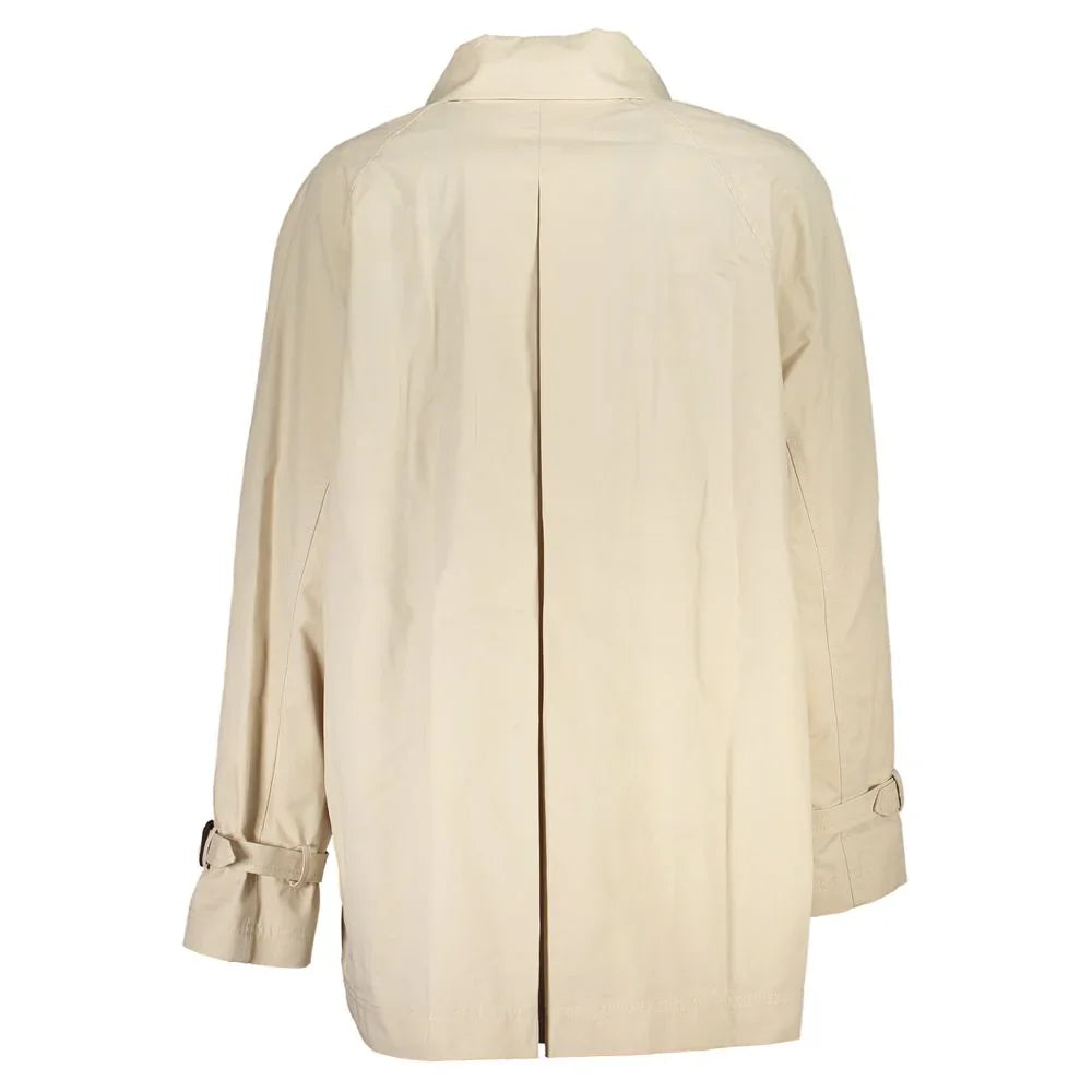 Tommy Hilfiger Beige Cotton Womens Trench Coat