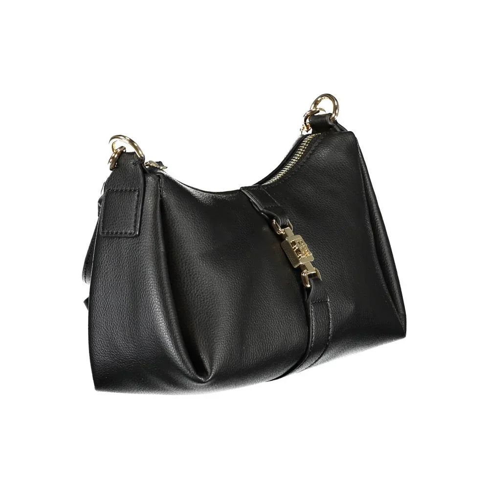 Tommy Hilfiger Black Polyester Women Shoulder Bag