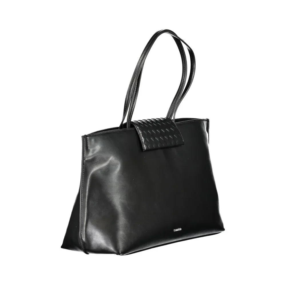 Calvin Klein Black Polyester Women Handbag