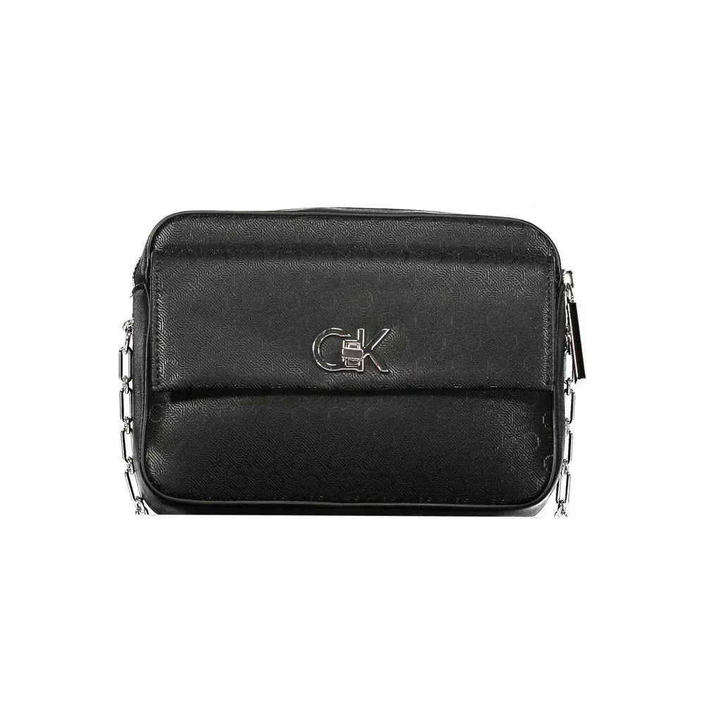 Calvin Klein Black Polyester Women's Shoulder Bag