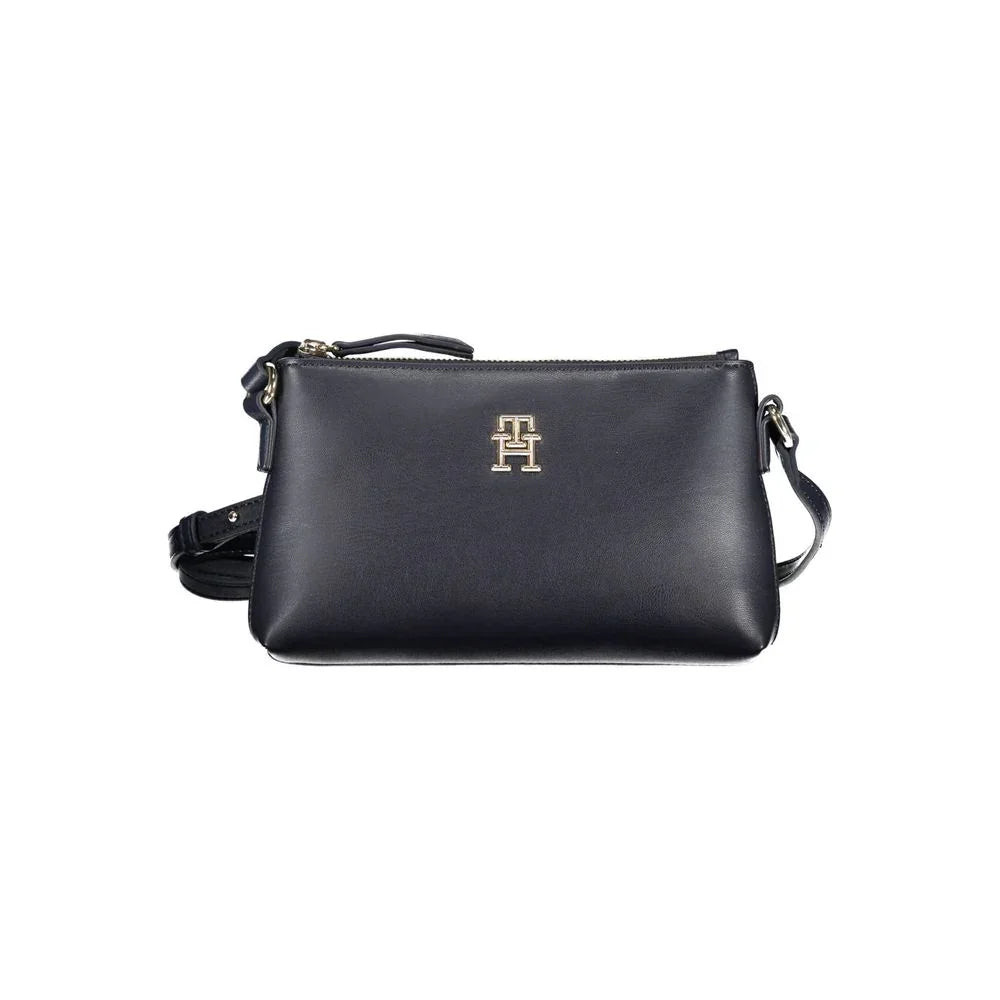 Tommy Hilfiger Blue Polyurethane Women's Shoulder Bag
