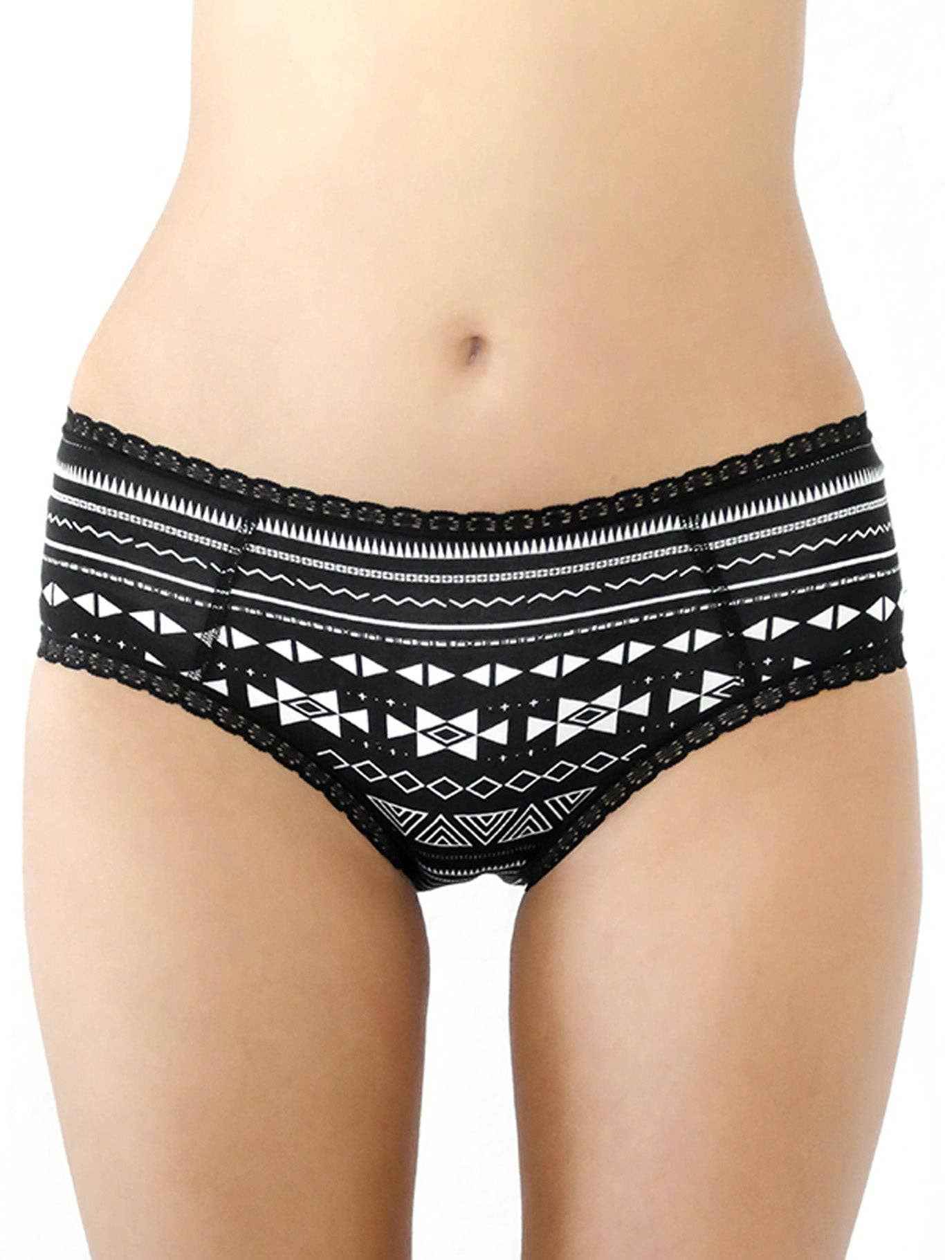 Organic Hipster Briefs with Lace