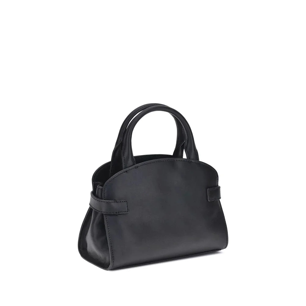 Coccinelle Black Calf Leather Bos Taurus Handbag