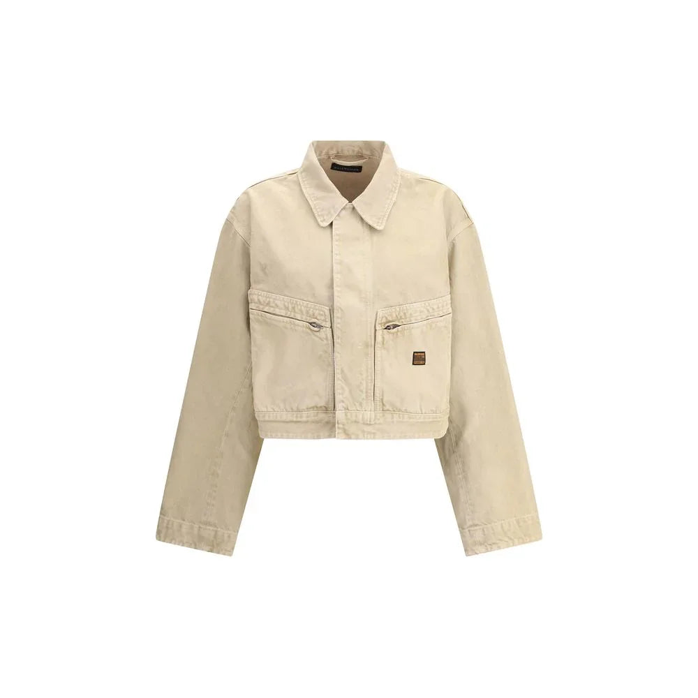 Balenciaga Beige Cotton Denim Jacket