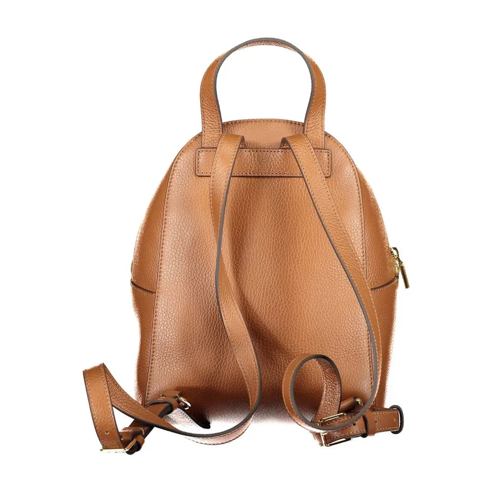 Coccinelle Marrone Leather Women Backpack