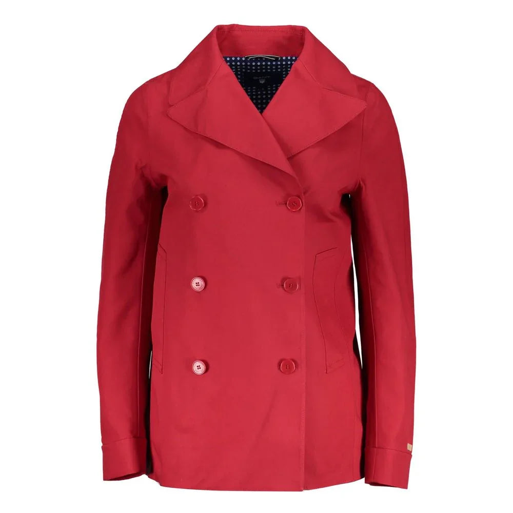 Gant Rosso Cotton Women Jacket