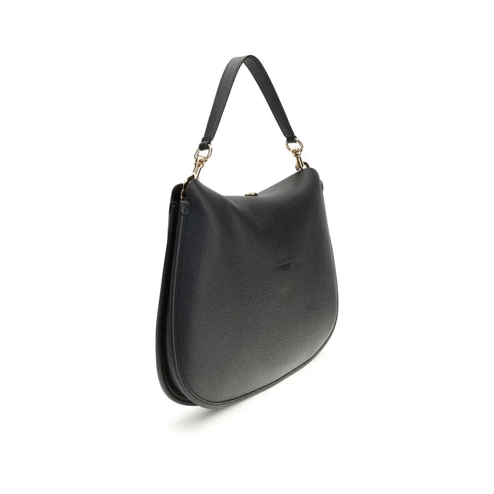 Borsa a tracolla Bos Taurus in pelle di vitello nera Etro