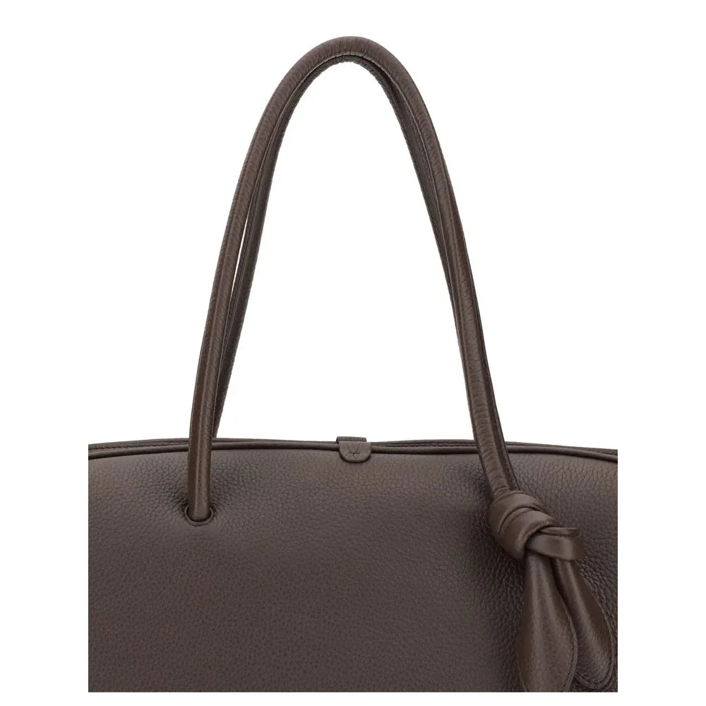 Jacquemus Brown Calf Leather Bos Taurus Handbag