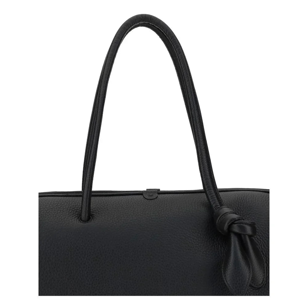 Jacquemus Black Calf Leather Bos Taurus Handbag