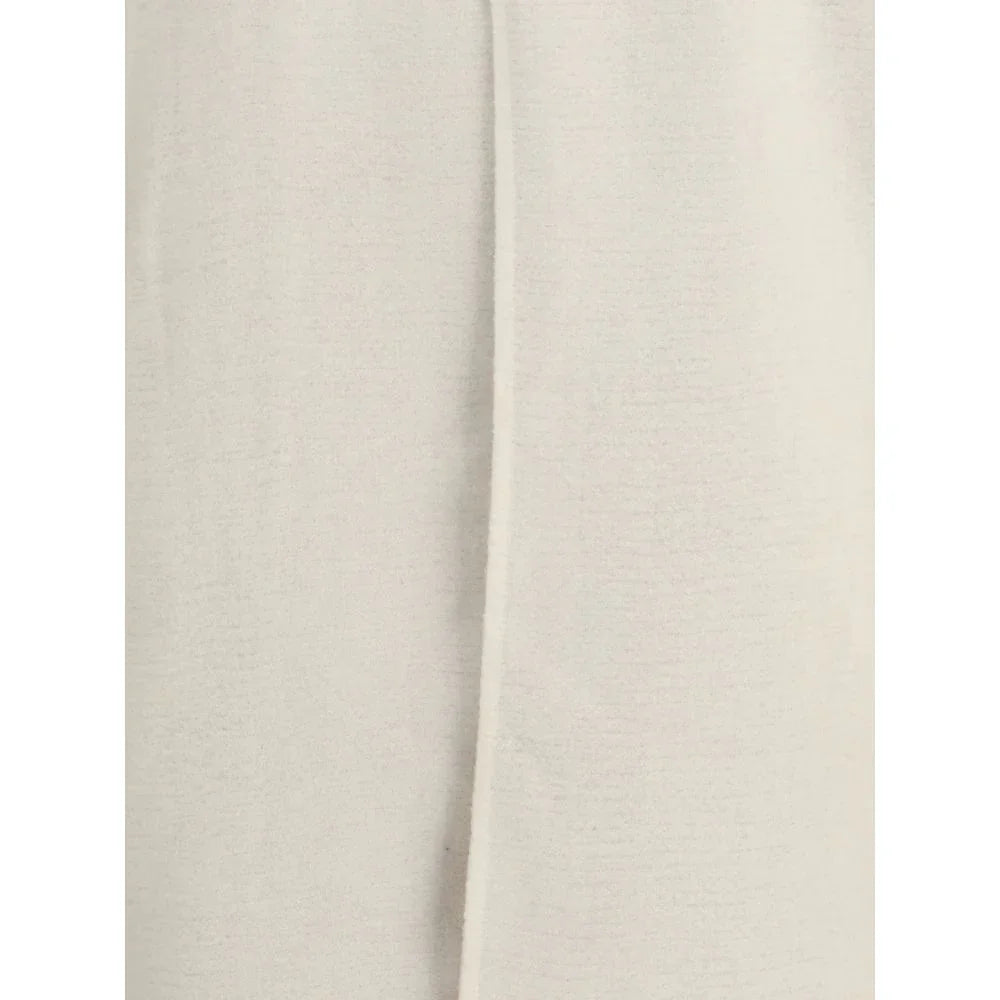 Rick Owens Cream Camel Hair  Coat