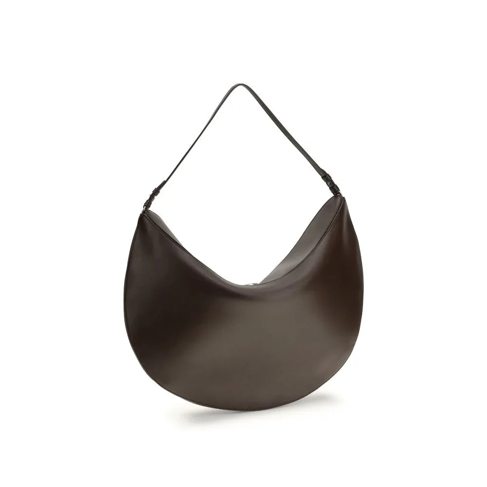 Jacquemus Schultertasche aus braunem Kalbsleder mit Bos-Taurus-Motiv