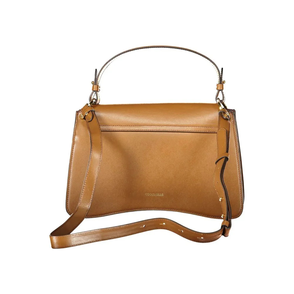 Coccinelle Marrone Leather Women Handbag