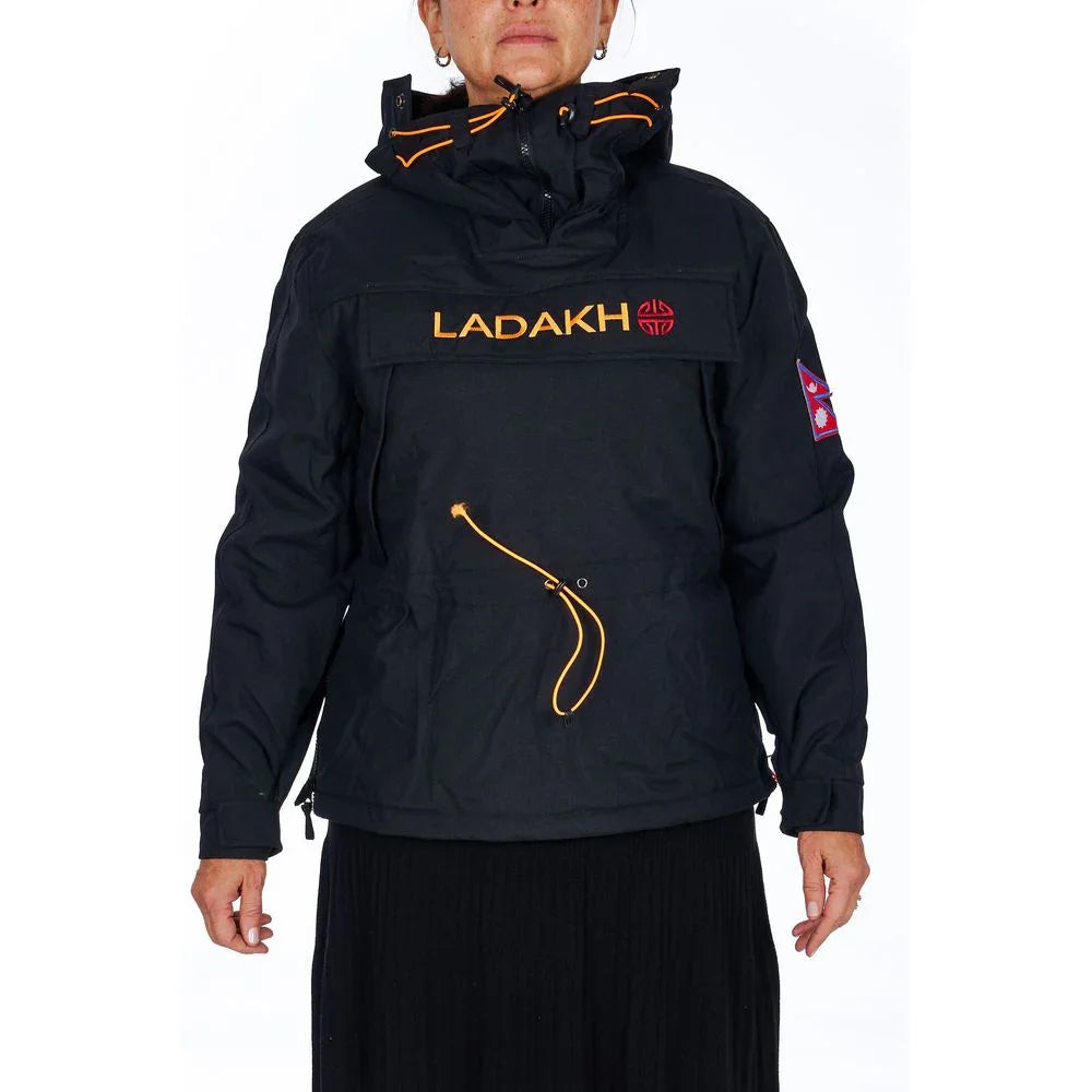 Ladakh Black Polyester Women Jacket