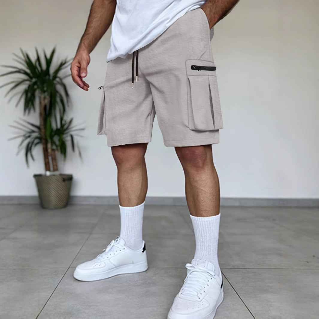 Outdoor Multi-Pocket Workwear Shorts